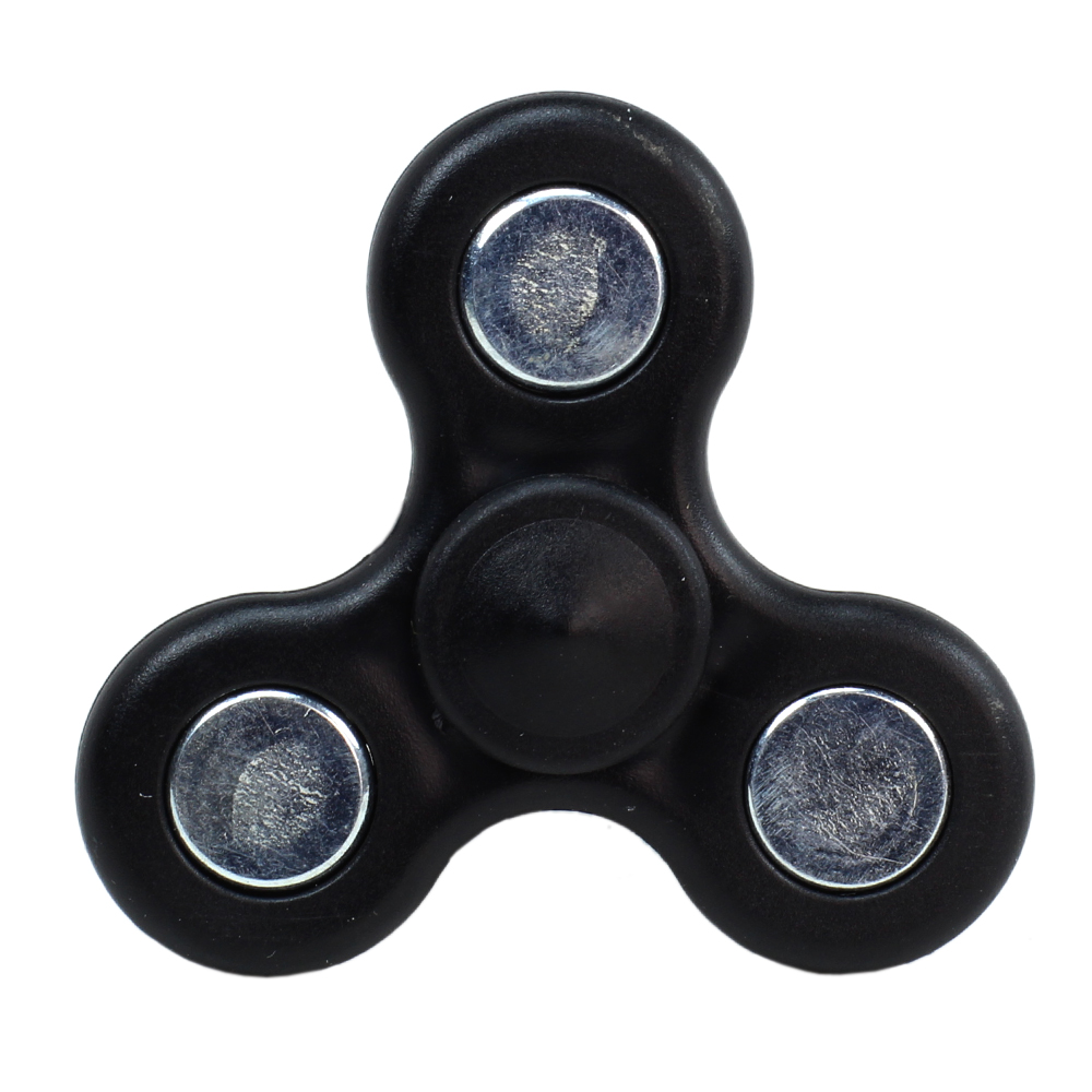 Colorful Fidget Spinner Hand Stress Reducer TOY for Anxiety Adult, Child (Black)''''